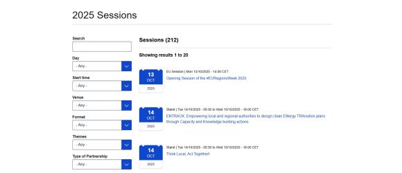 EURegionsWeek Programme